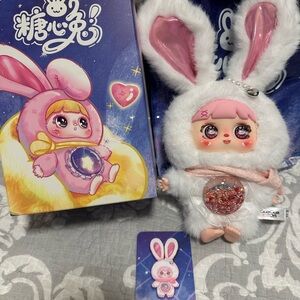 PUFF BUNNYMocici Sugar Rabbit Magic Secret Realm Plush.New.Box opened to verify.